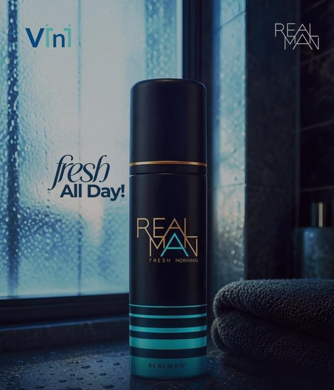 Real Man Fresh Morning perfume spray for men