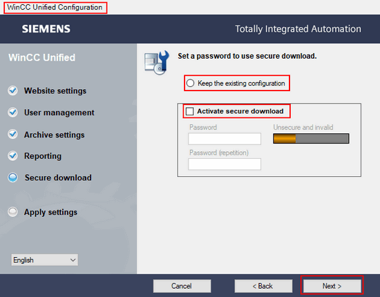 WinCC Unified Runtime on engineering computer certificates WinCC Unified Runtime on engineering computer certificates