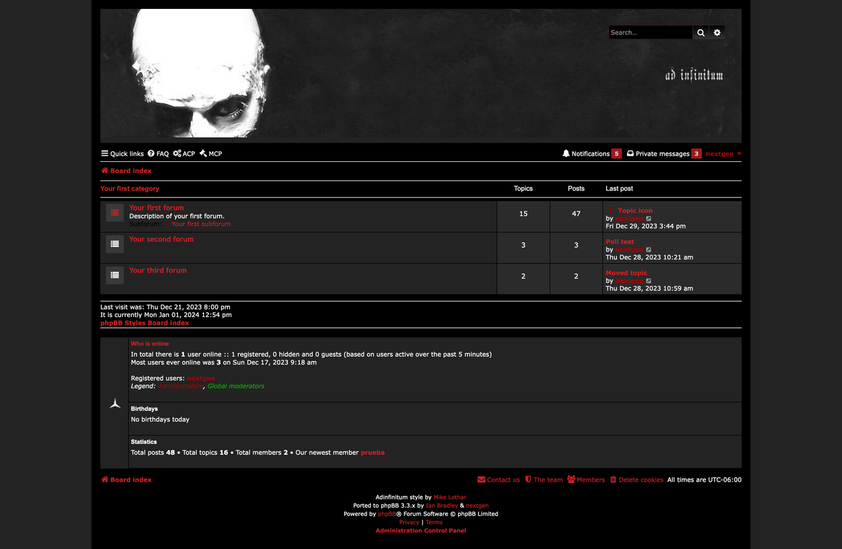 Screenshot 2024-01-01 at 12-54-07 (5) phpBB Styles - Index page