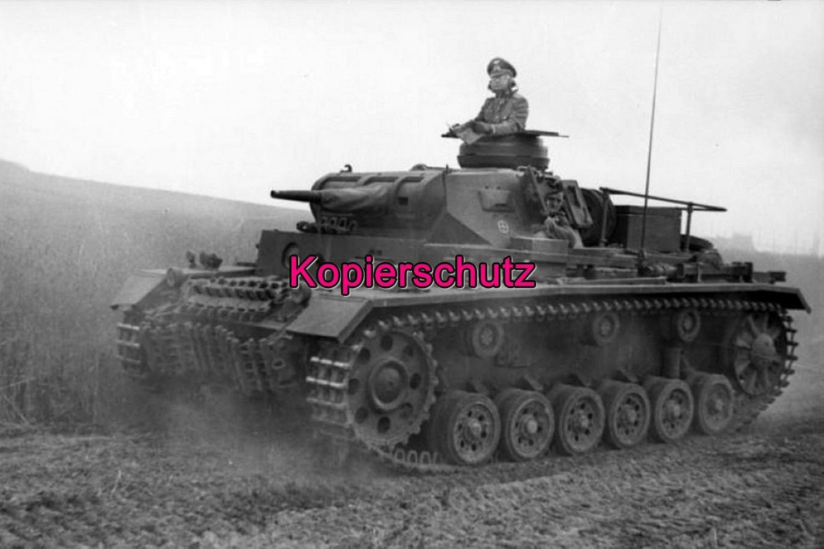 Kommandant im Turm Panzer III