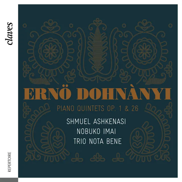 Shmuel Ashkenasi, Nobuko Imai, Trio Nota Bene • Ernő Dohnányi Piano Quintets Op. 1 & 26 (2015)  .flac  48.0 kHz/24 bit