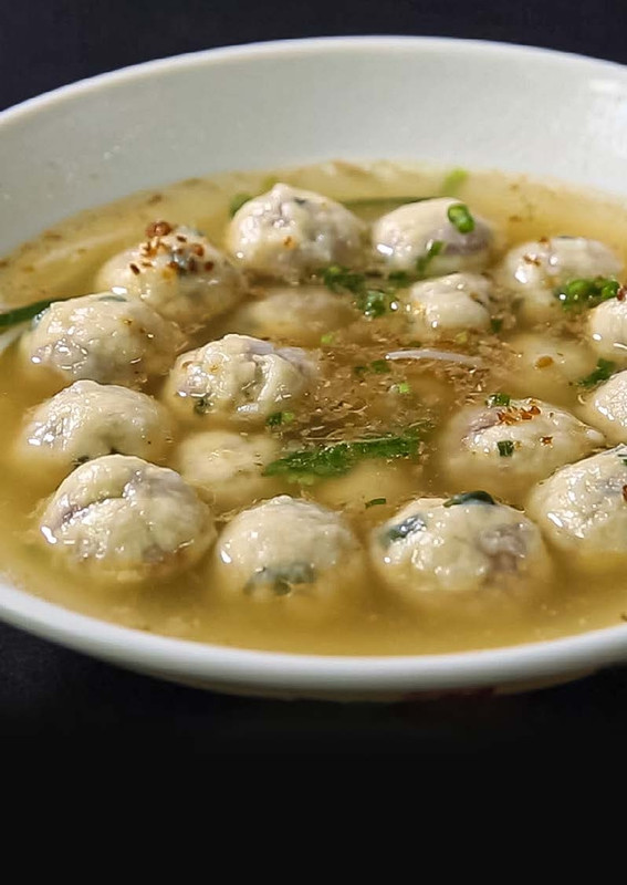 19. Zuppa di polpette di fagioli fatti a mano