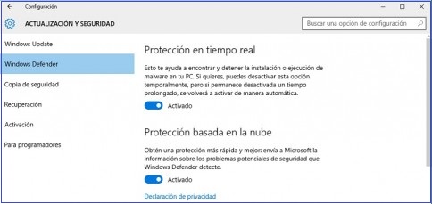 DESACTIVAR WINDOWS DEFENDER 2