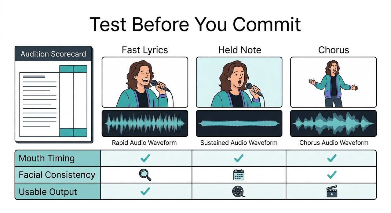 AI Music Video Tools: Choose for Better Lip Sync 3 How should I choose AI tools for a full music video with lip sync — fast lyrics, held note, and chorus audition
