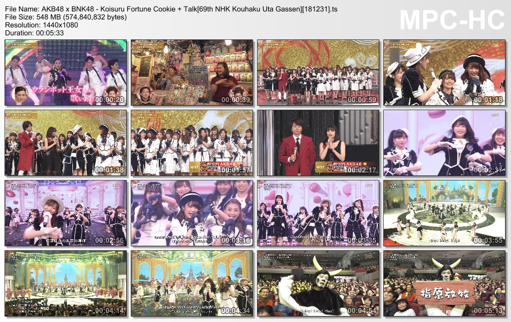 AKB48 x BNK48 - Koisuru Fortune Cookie   Talk[69th NHK Kouhaku U