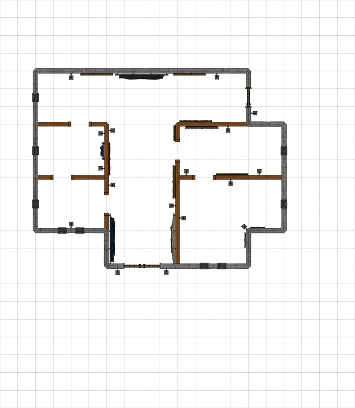 Armory walls 20x23 grid