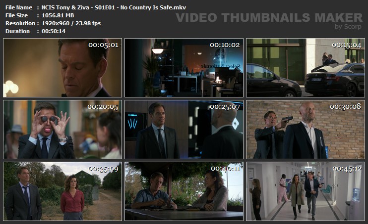 NCIS Tony Ziva S01E01 No Country Is Safe mkv
