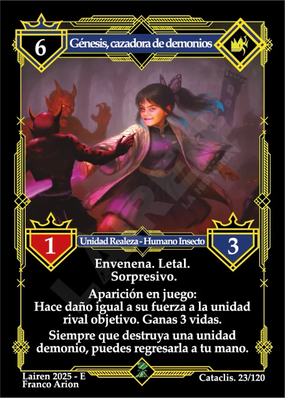 GENESIS, CAZADORA DE DEMONIOS