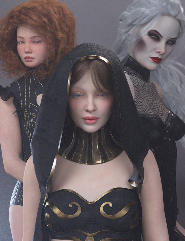 EM3D Prudence HD Maiden, Mother, Crone Bundle for Genesis 9 EM3D Prudence HD Maiden, Mother, Crone Bundle for Genesis 9