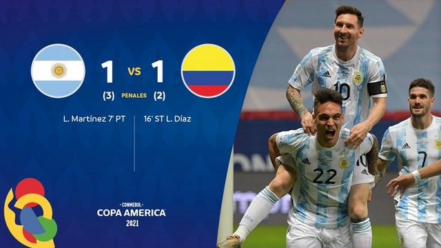 Argentina vence a Colombia Argentina vence a Colombia
