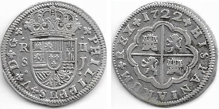 2 reales de Felipe V, Sevilla, 1722 Felipe-V-2-reales-4-77gr