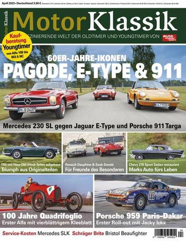 Cover:  Auto Motor Sport Motor Klassik Magazin No 04 vom 07  März 2023