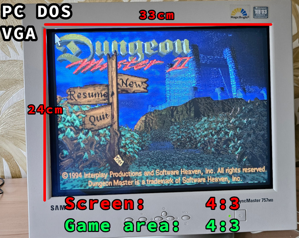 pcdos vga mainmenu