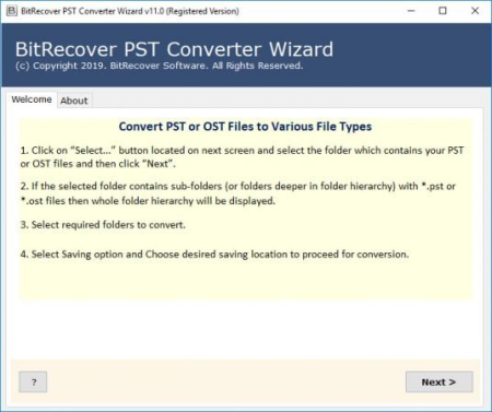 BitRecover PST Converter Wizard 13.4 BitRecover PST Converter Wizard 13.4