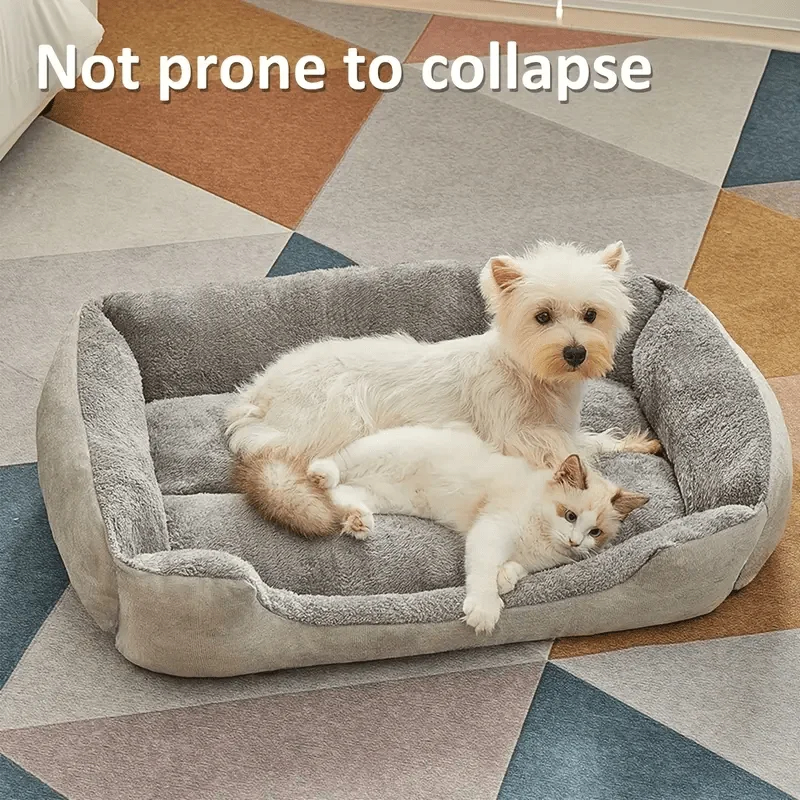 Pet Dog Cat Bed In Use