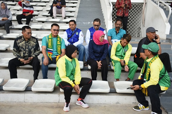 Disambangi Gubernur Khofifah, Cabor Panahan Jatim Borong Medali Emas