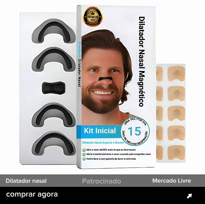 Dilatador nasal para respiração noturna - Mercado Livre