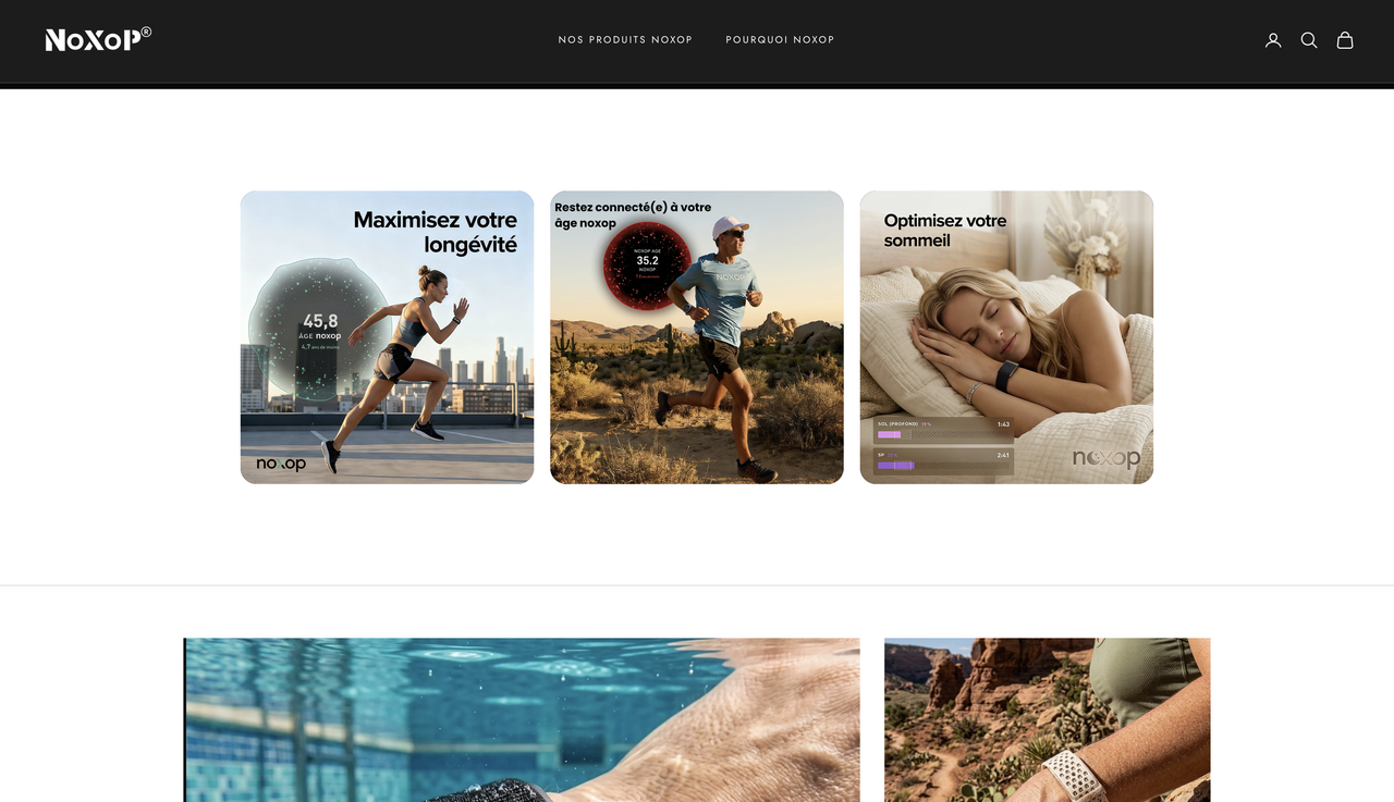 Boutique Shopify créée par ECOMSYSTEM — résultat client