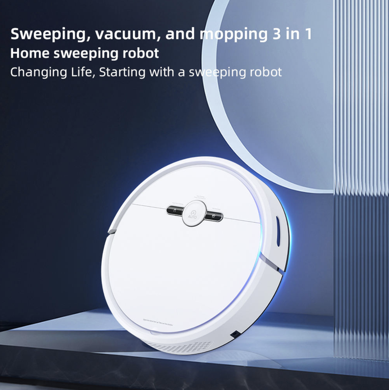 Nexxo robot sweeper side view