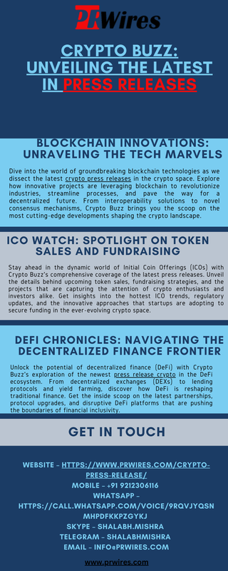 Crypto Buzz Unveiling the Latest in Press Releases