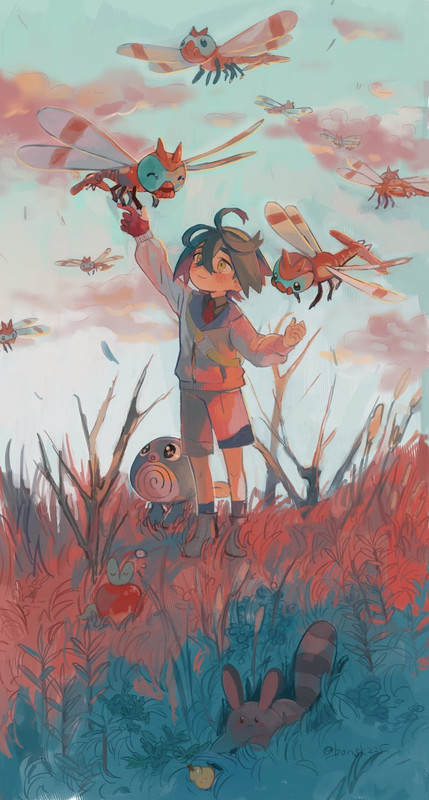 kieran-applin-poliwag-sentret-and-yanma-