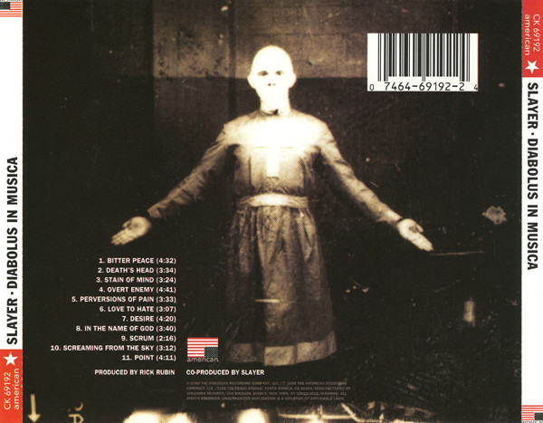 Slayer Diabolus In Musica Cd Should I Buy It Or Not Steve Hoffman Music Forums
