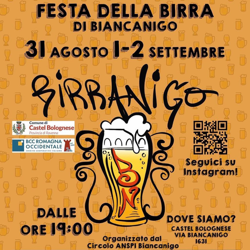 Birranigo, 31 Agosto -1 e 2 settembre 2023 a Biancanigo Birranigo, 31 Agosto -1 e 2 settembre 2023 a Biancanigo