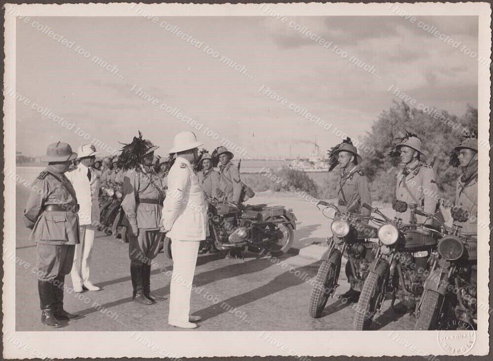 FOTOALBUM Bersaglieri motociclisti Kradmelder Motorrad AFRIKA DAK (1)