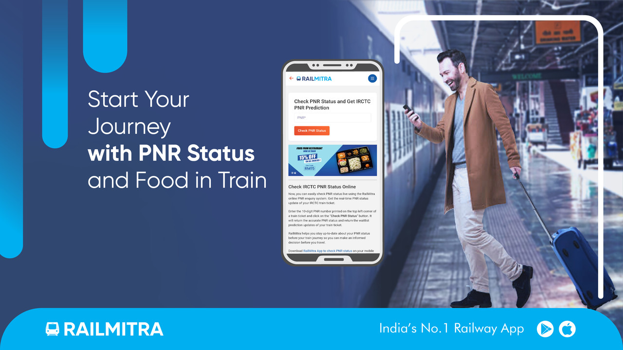 Start Your Journey with PNR Status and Food in Train
