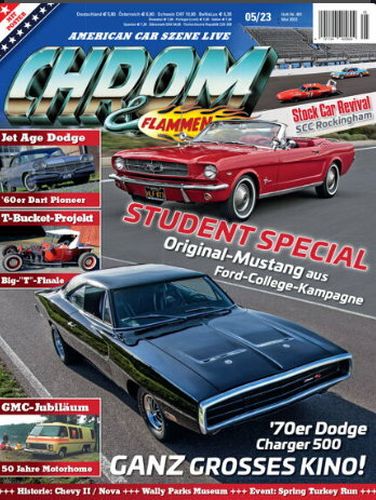 Cover: Chrom und Flammen Automagazin No 05 2023