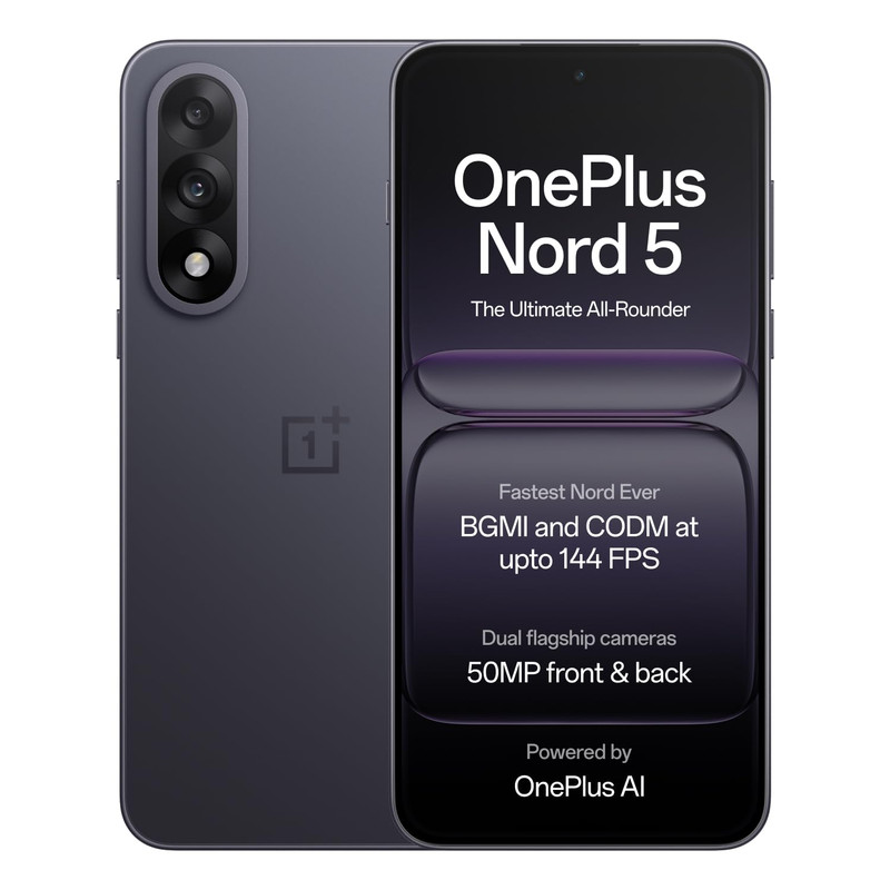 OnePlus Nord 5 (8GB RAM, 256GB Storage, Phantom Grey) Refurbished