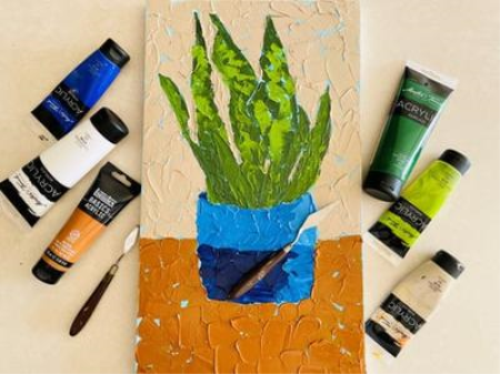 Painting Thick Textures with Acrylics for Beginners Painting Thick Textures with Acrylics for Beginners