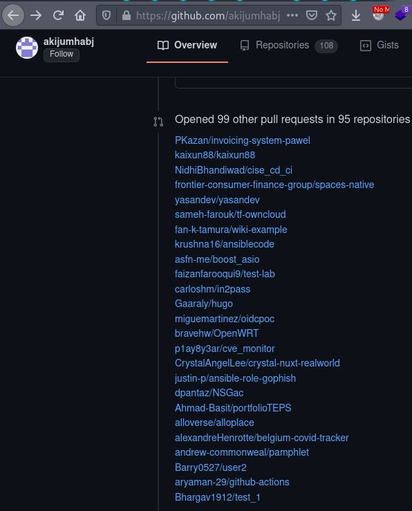 Git-Hub-attacker-history