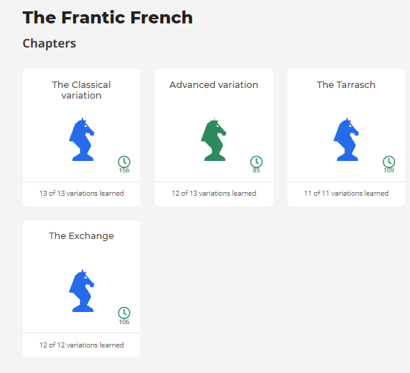 Chessable - In the Advanced Variation of the French