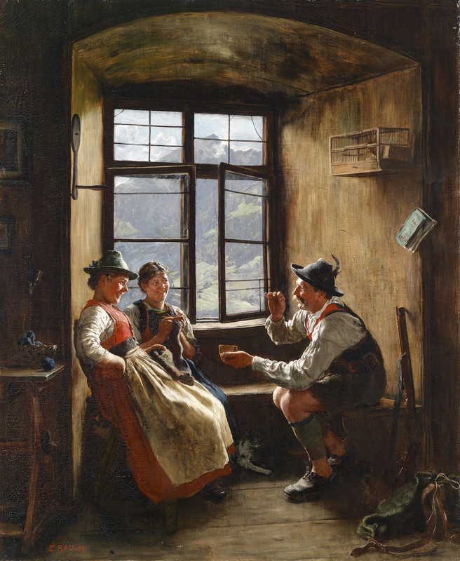 2-Emil_Rau_Rast_des_Jägers_1889