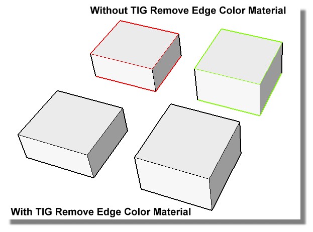 [ SKETCHUP ] Masquer les arrêtes de tout un groupe Remove-edge-material