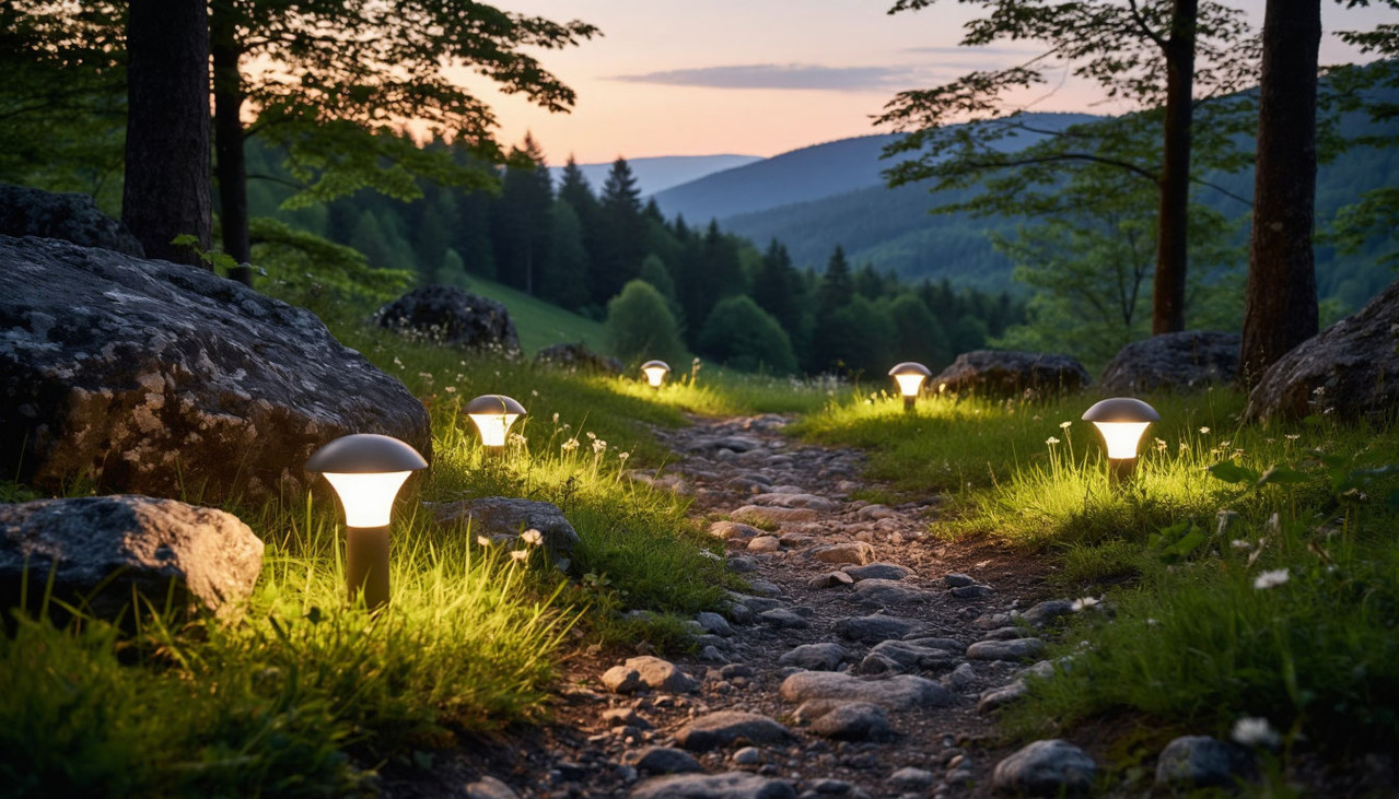 Грунтовый светильник светодиодный