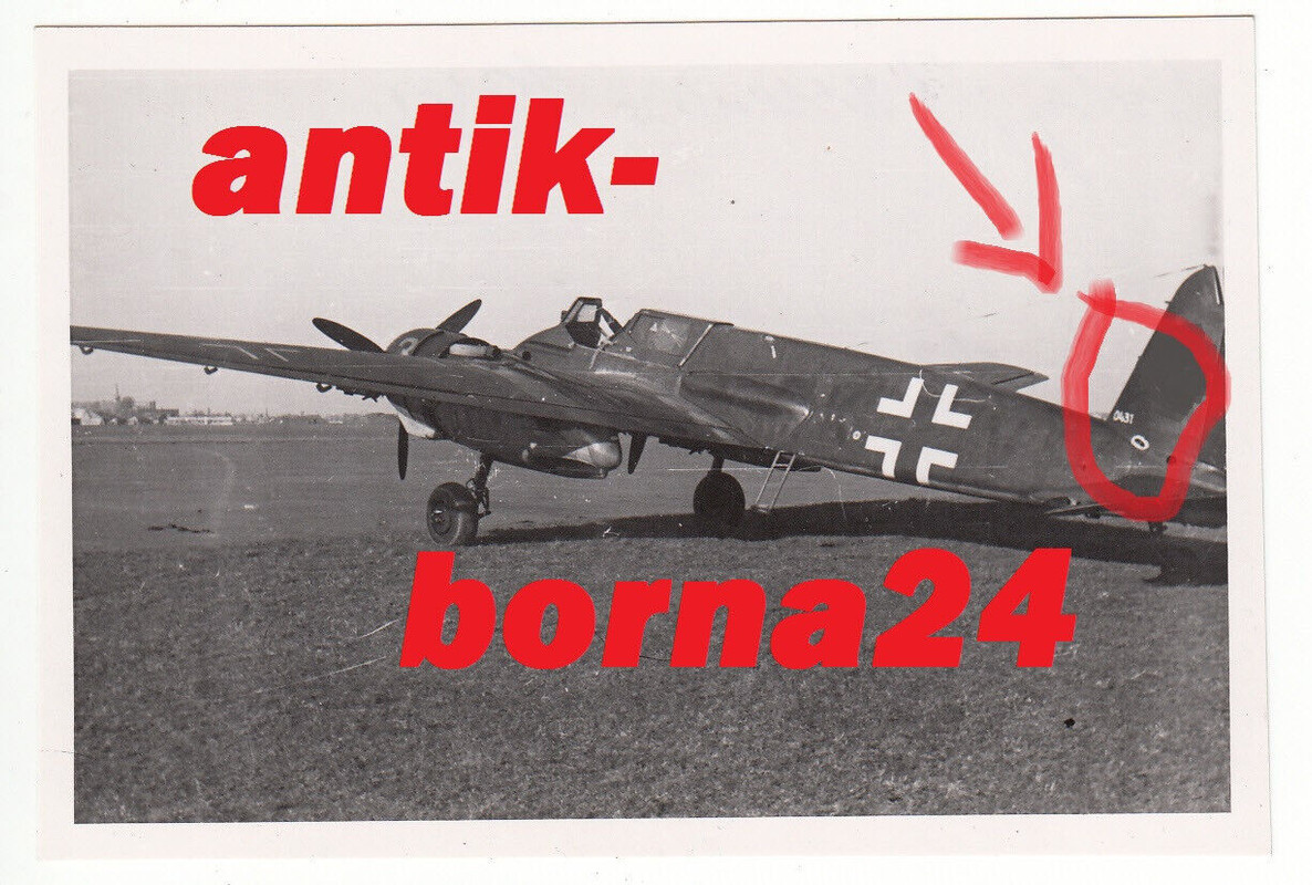 Foto Flugzeug Henschel HS 129 Büchsenöffner in Frankreich Paris Orly 1944 #131