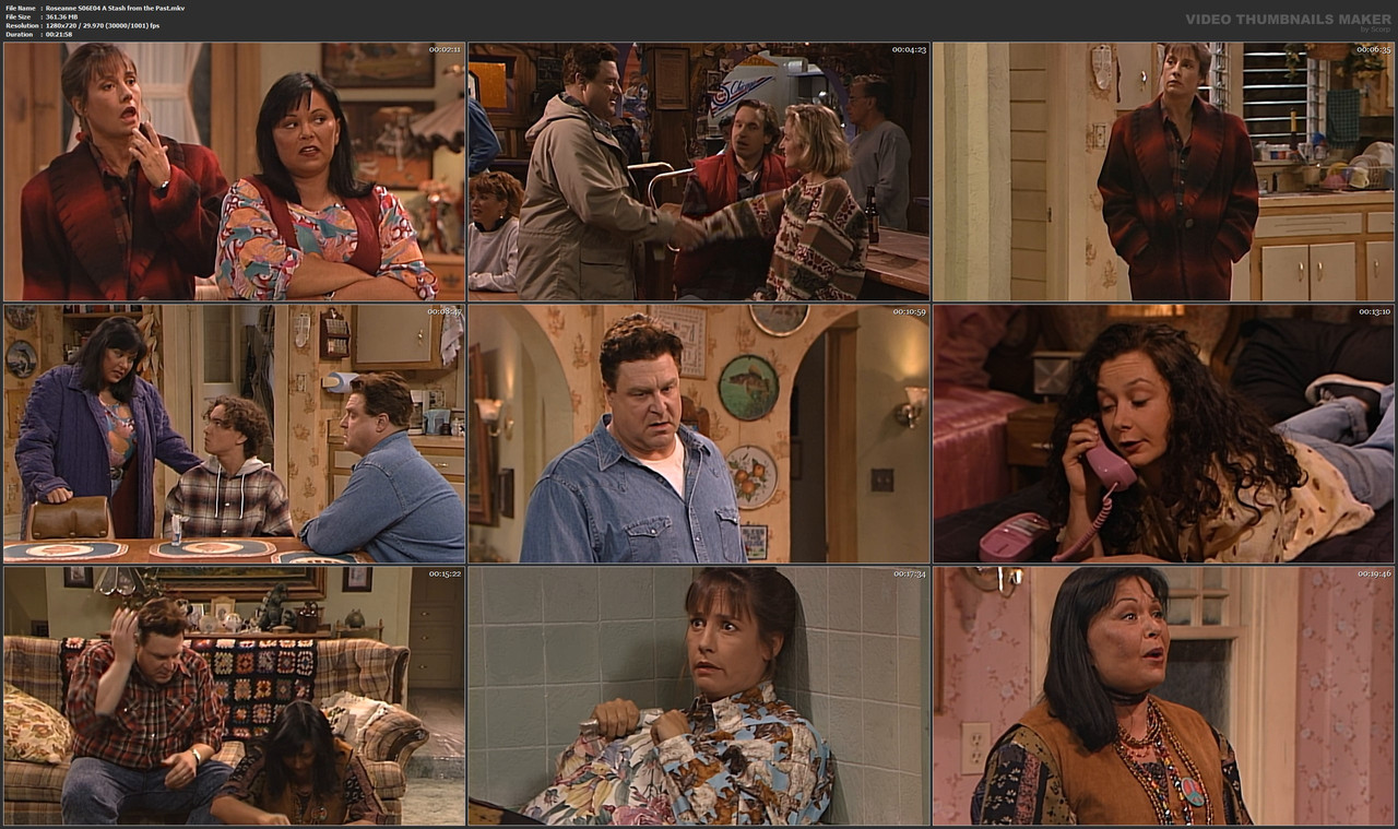 Roseanne S06E04 A Stash from the Past.mkv