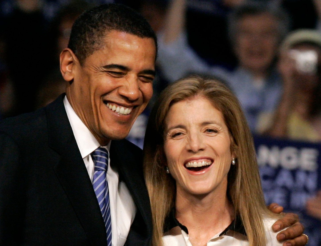 Caroline Kennedy with 44th US President Barack Obama