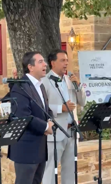 ΧΑΙΡΕΤΙΣΜΟΣ ΜΗΤΑΡΑΚΗ ΣΤΟ CHIOS FESTIVAL ΕΚ ΜΕΡΟΥΣ ΤΟΥ ΠΡΟΕΔΡΟΥ ΤΗΣ ΒΟΥΛΗΣ