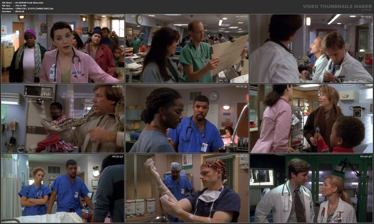 ER S04E08 Freak Show.mkv
