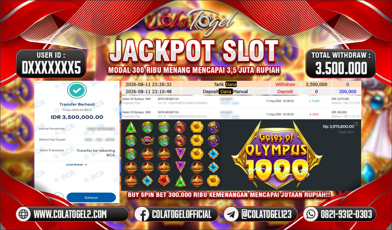 JACKPOT SLOT GACORR!!