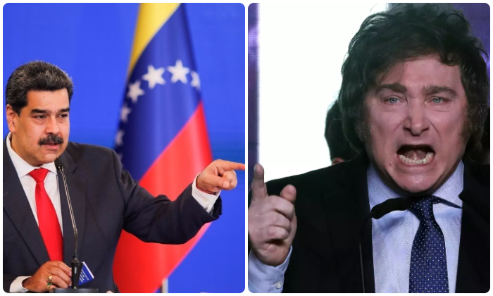 Presidente Maduro y Javier Milei Presidente Maduro y Javier Milei