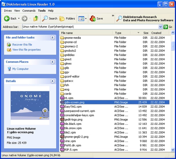 DiskInternals Linux Recovery 6.5 DiskInternals Linux Recovery 6.5