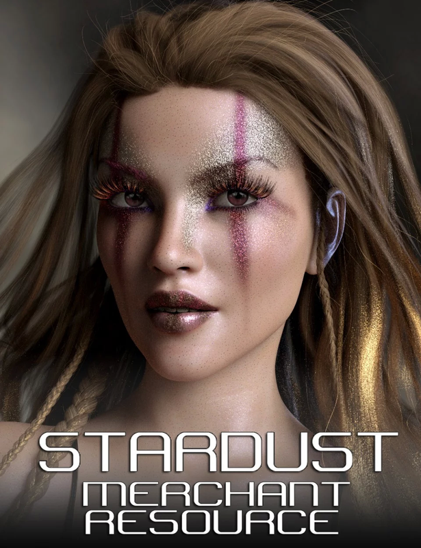 stardust glitter makeup merchant resource bundle 00 main daz3d