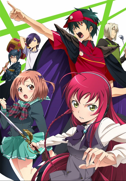 Hataraku Maou-sama! (2013-2023) (2 Sezony) PL.Bluray.1080p.x264-zyl / Napisy PL