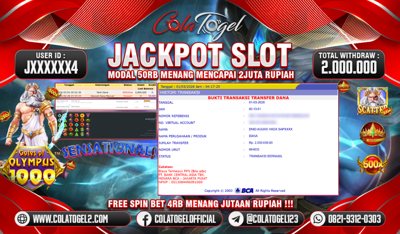 JACKPOT SLOT GACORR!!