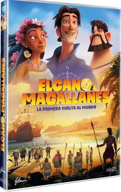 Portada - Elcano y Magallanes, La Primera Vuelta al Mundo [2019] [DVD9Full] [Pal] [Cast/Eusk] [Animación]