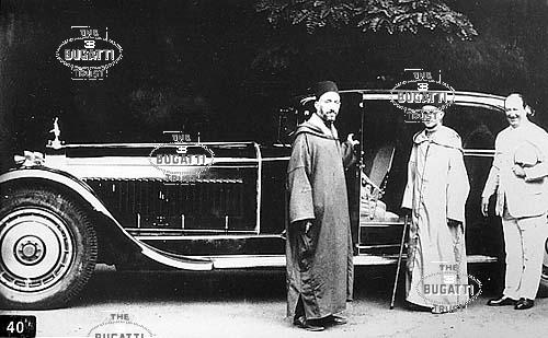 Sultan of Morocco, Ettore Bugatti